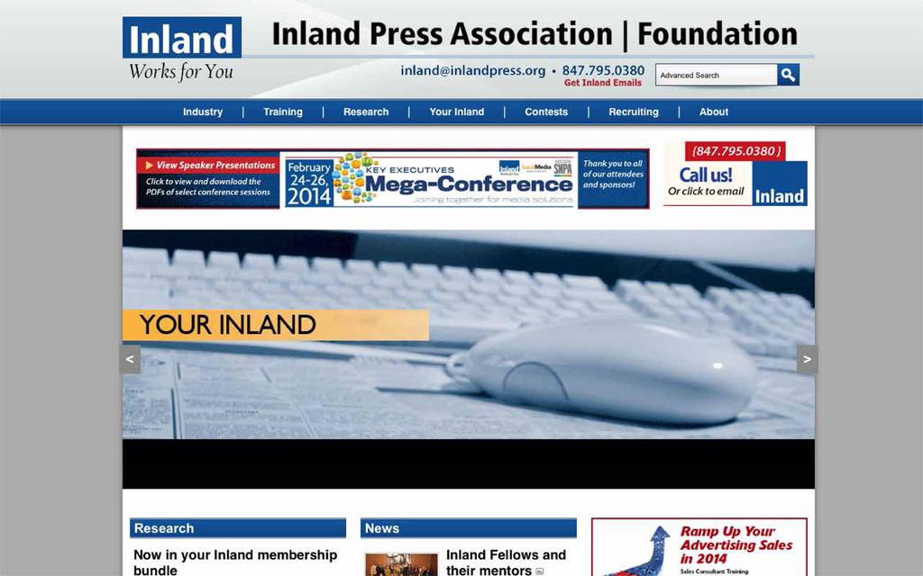Before: The association's web page